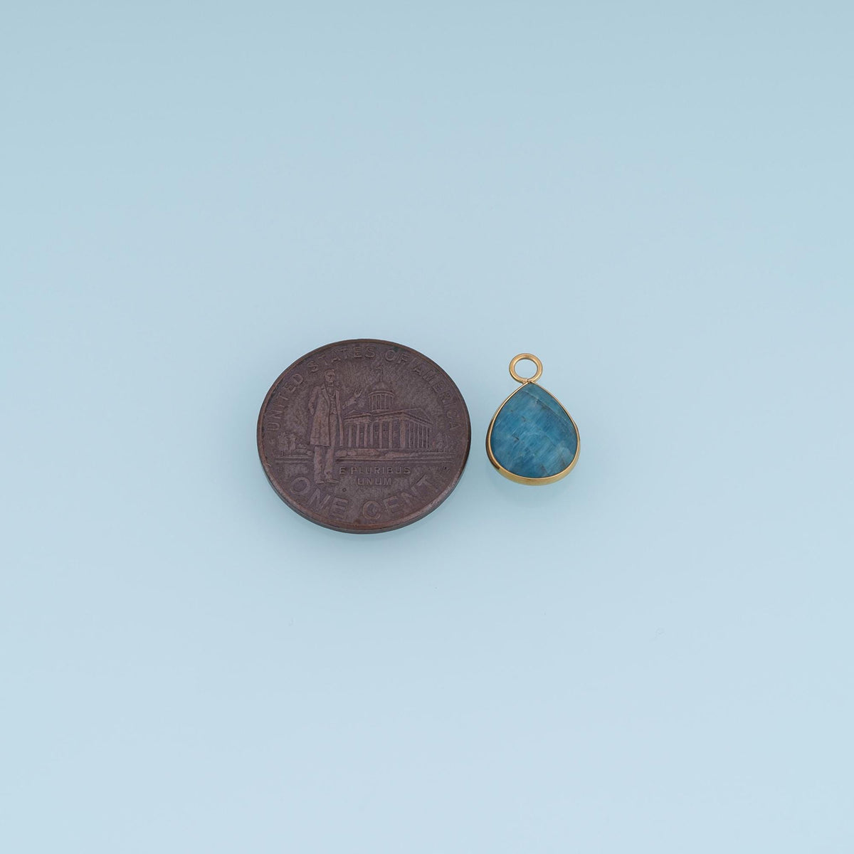 Teardrop Charm Pendant for Jewelry Making