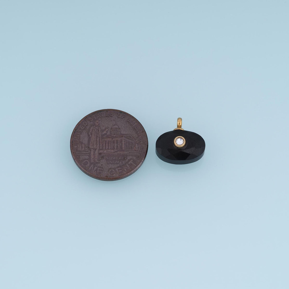 Oval Charm Pendant for Jewelry Making