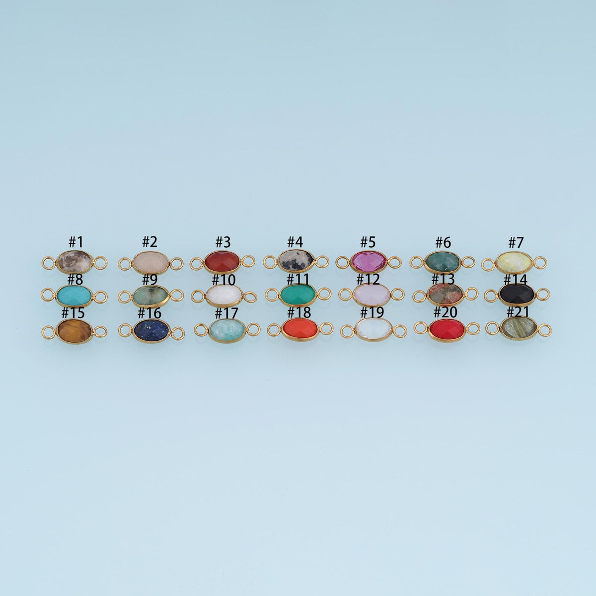 Oval Connector for Jewelry Making