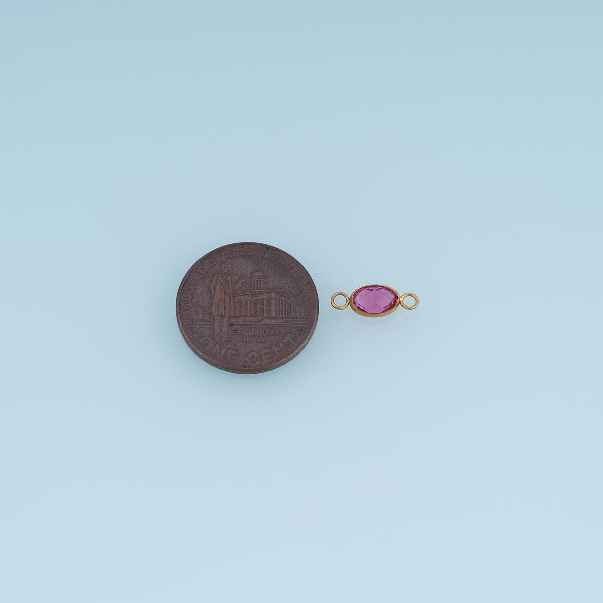 Oval Connector for Jewelry Making