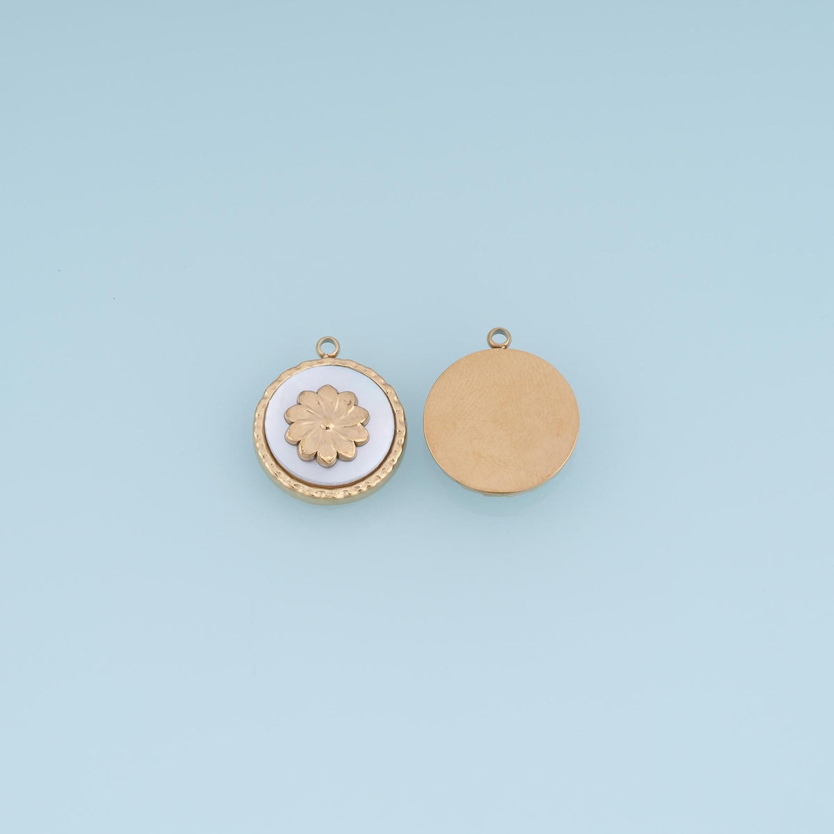 Flower Charm Pendant for Jewelry Making
