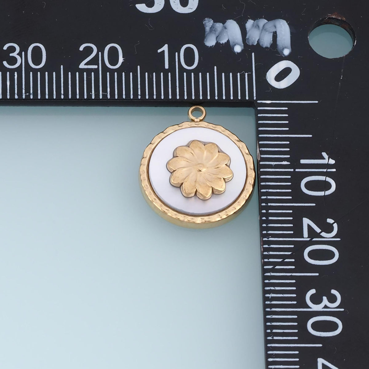 Flower Charm Pendant for Jewelry Making