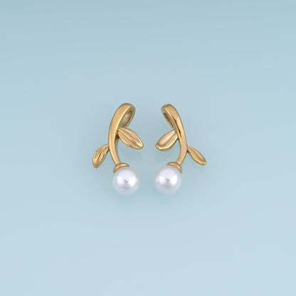 Pearl Flower Charm Pendant for Jewelry Making