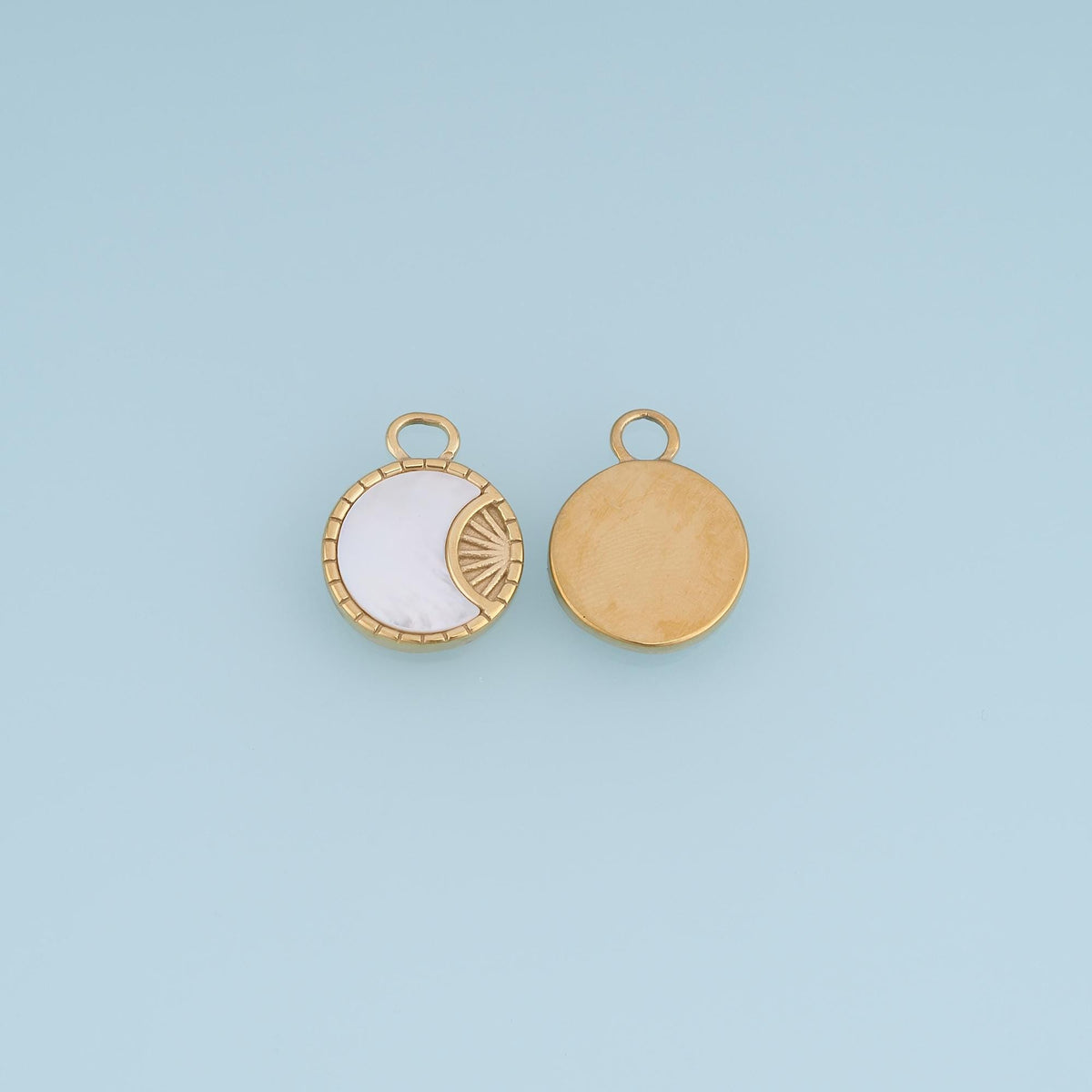 Moon Charm Pendant for Jewelry Making