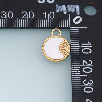 Moon Charm Pendant for Jewelry Making