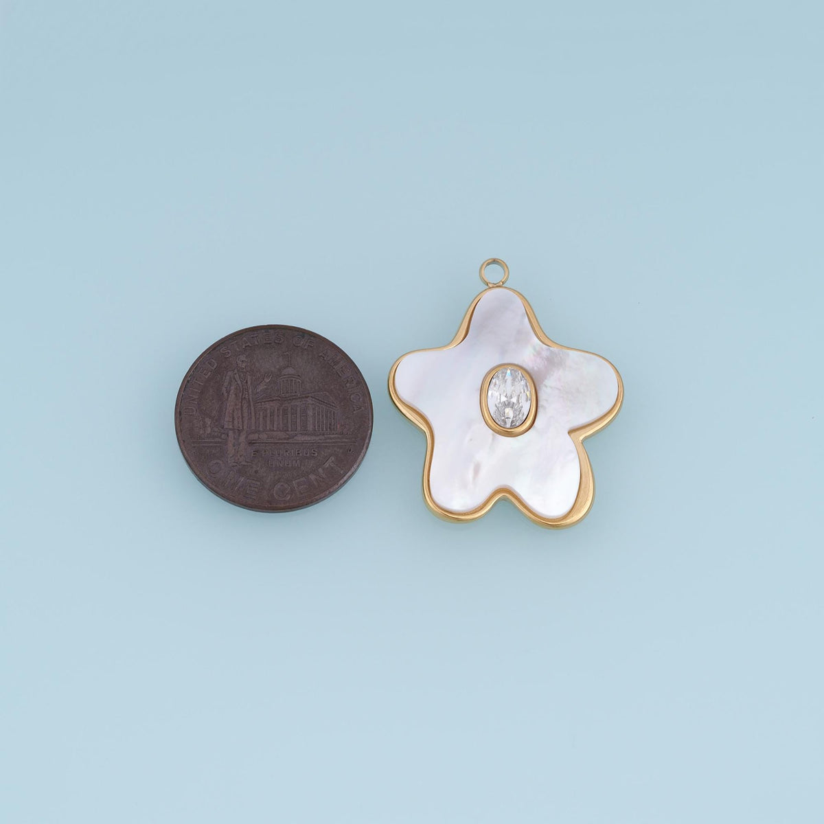 Star Charm Pendant for Jewelry Making