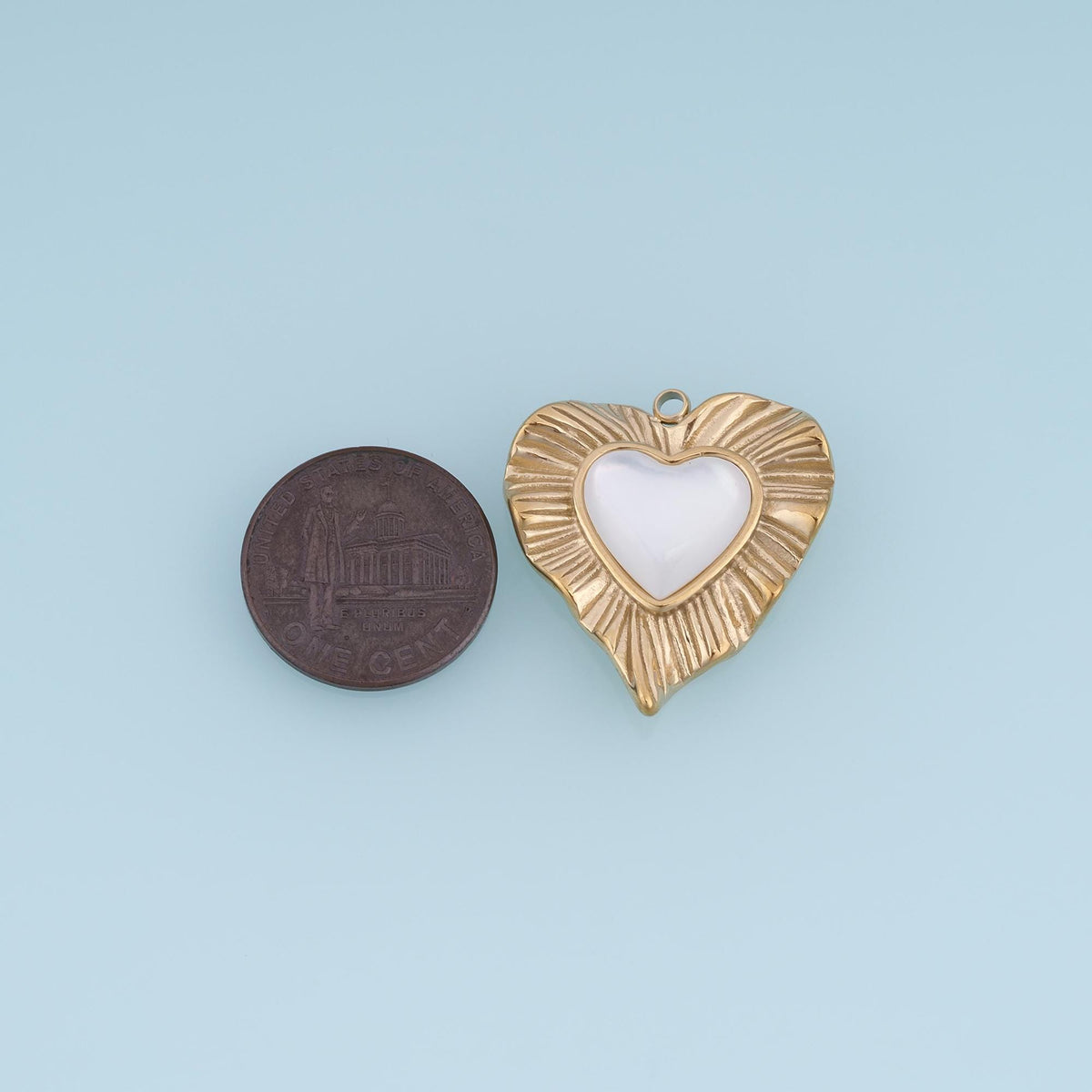 Heart Charm Pendant for Jewelry Making