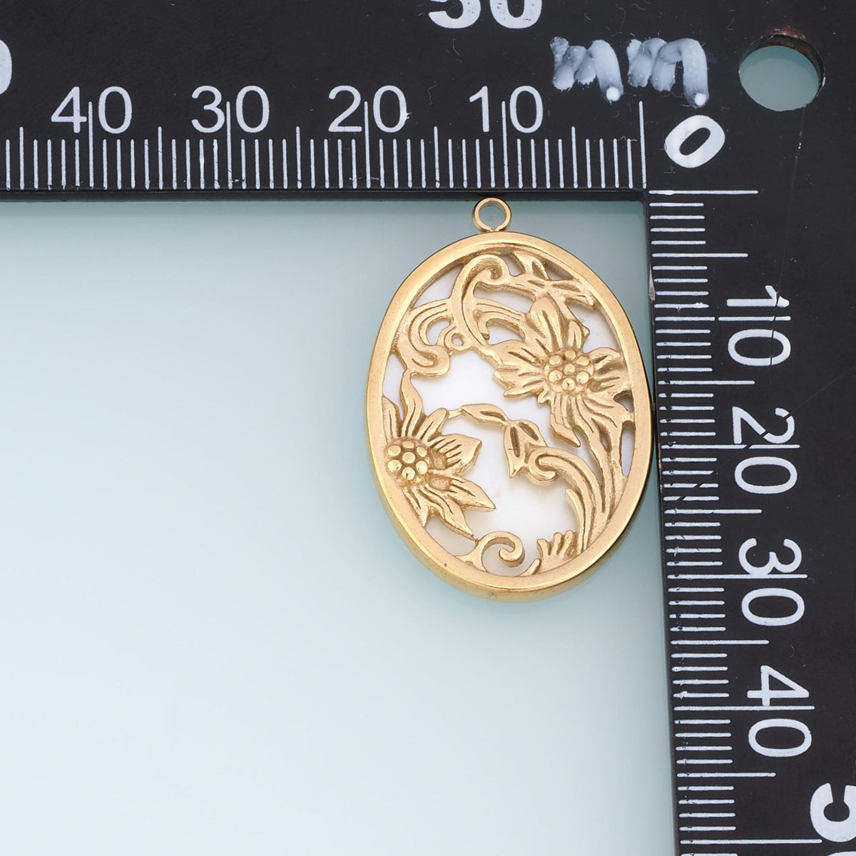 Flower Charm Pendant for Jewelry Making