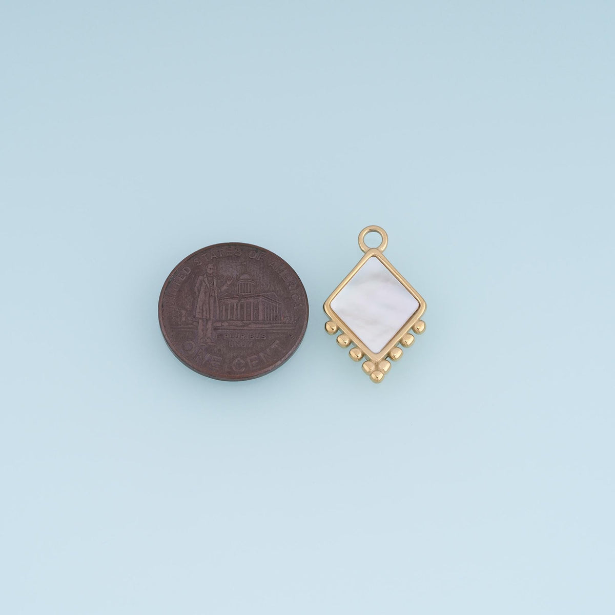 Shell Charm Pendant for Jewelry Making