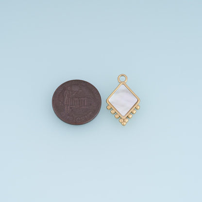 Shell Charm Pendant for Jewelry Making