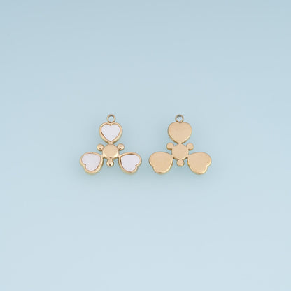 Heart Charm Pendant for Jewelry Making