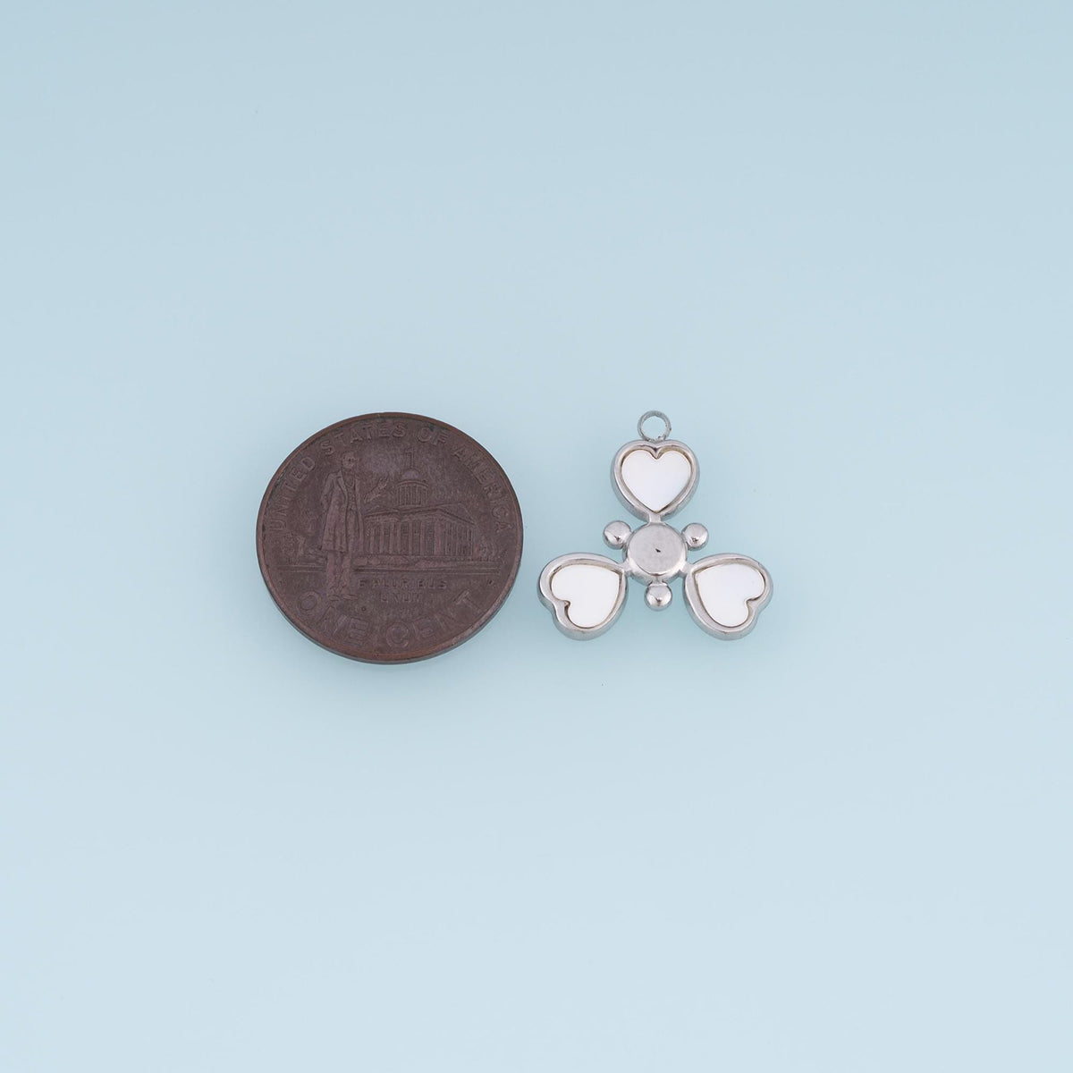 Heart Charm Pendant for Jewelry Making