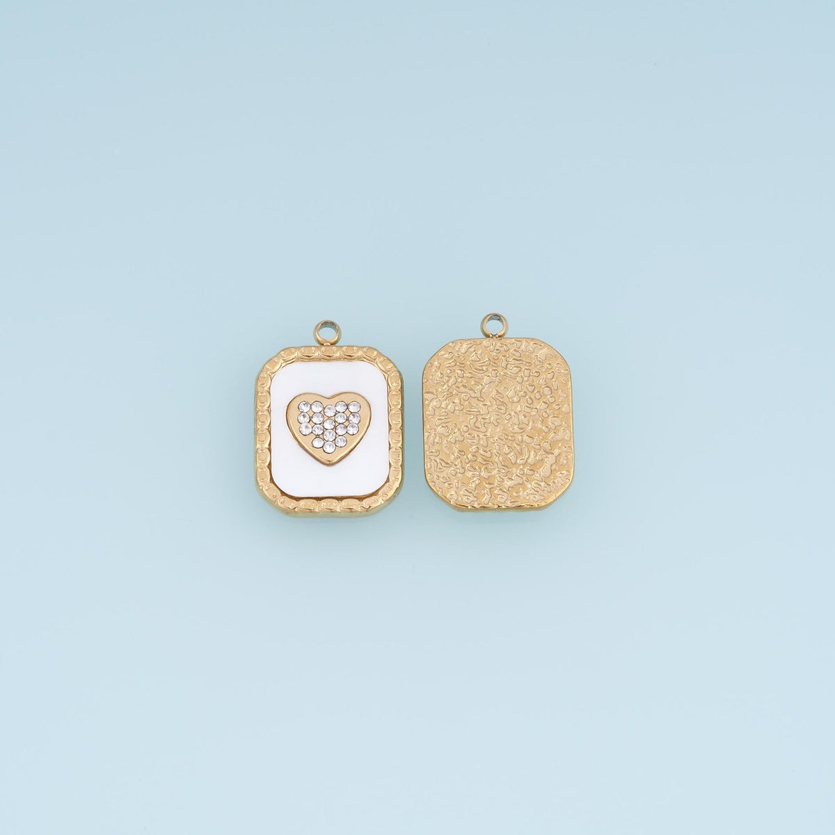 Heart Charm Pendant for Jewelry Making