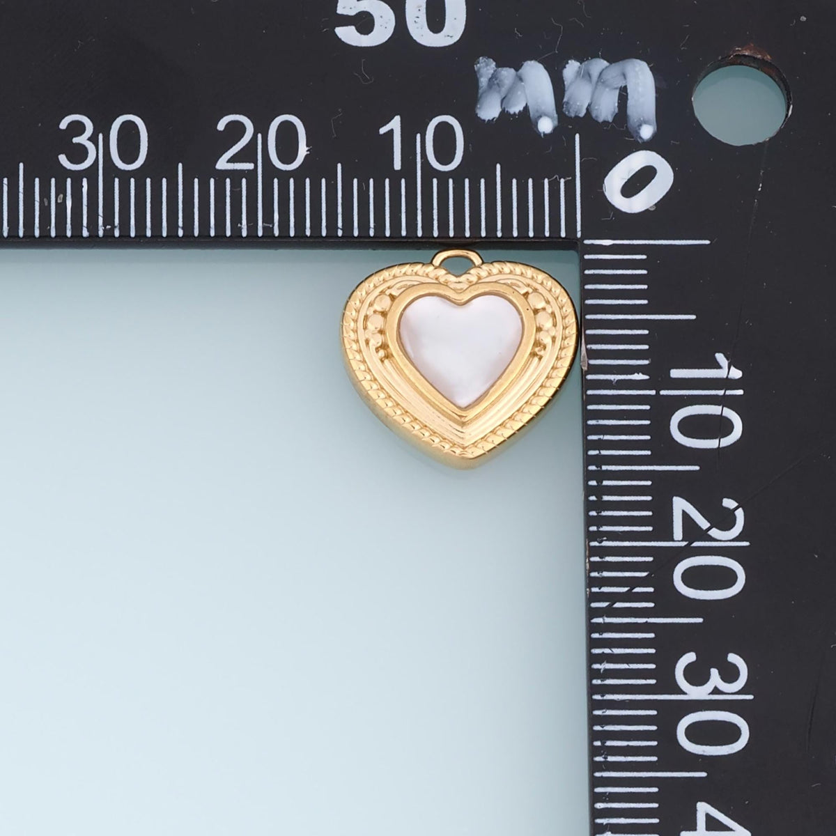 Heart Charm Pendant for Jewelry Making