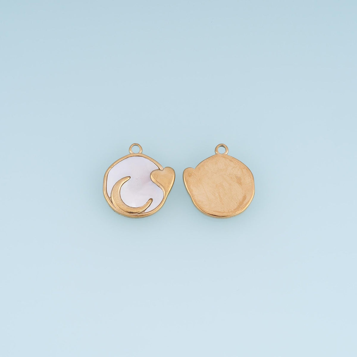 Moon Charm Pendant for Jewelry Making