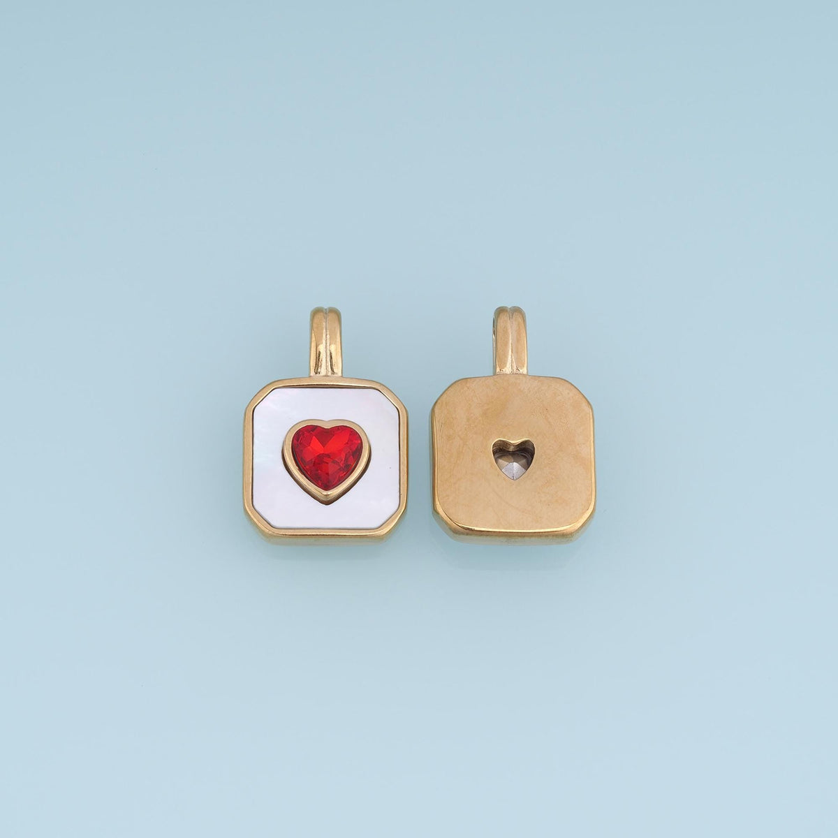 Heart Charm Pendant for Jewelry Making