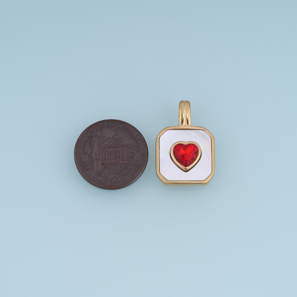 Heart Charm Pendant for Jewelry Making