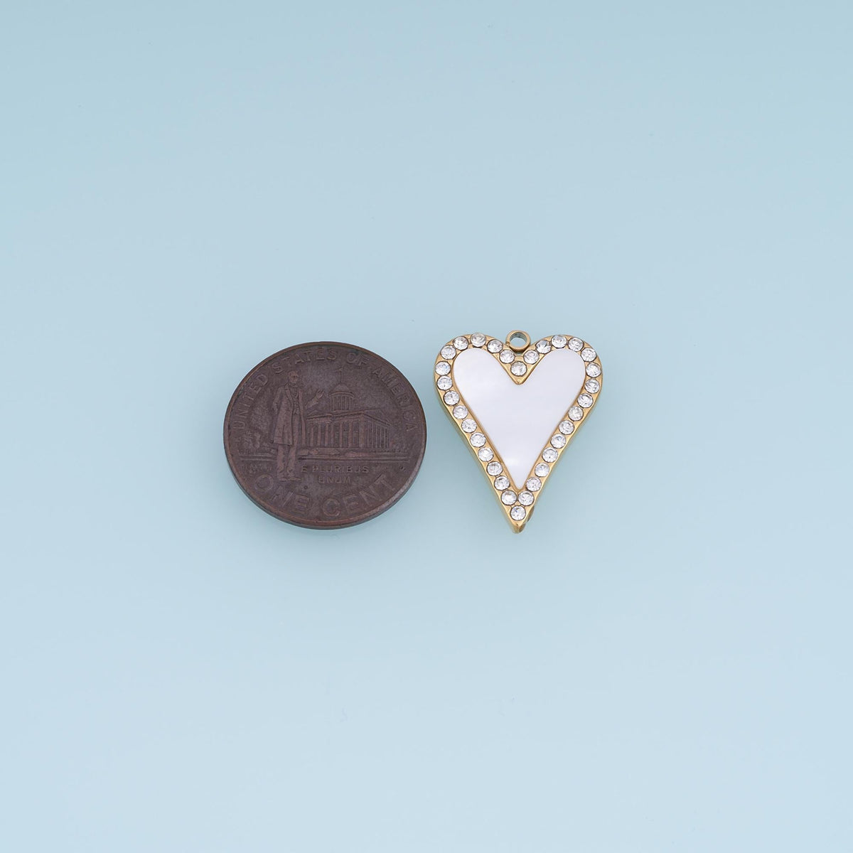 Heart Charm Pendant for Jewelry Making