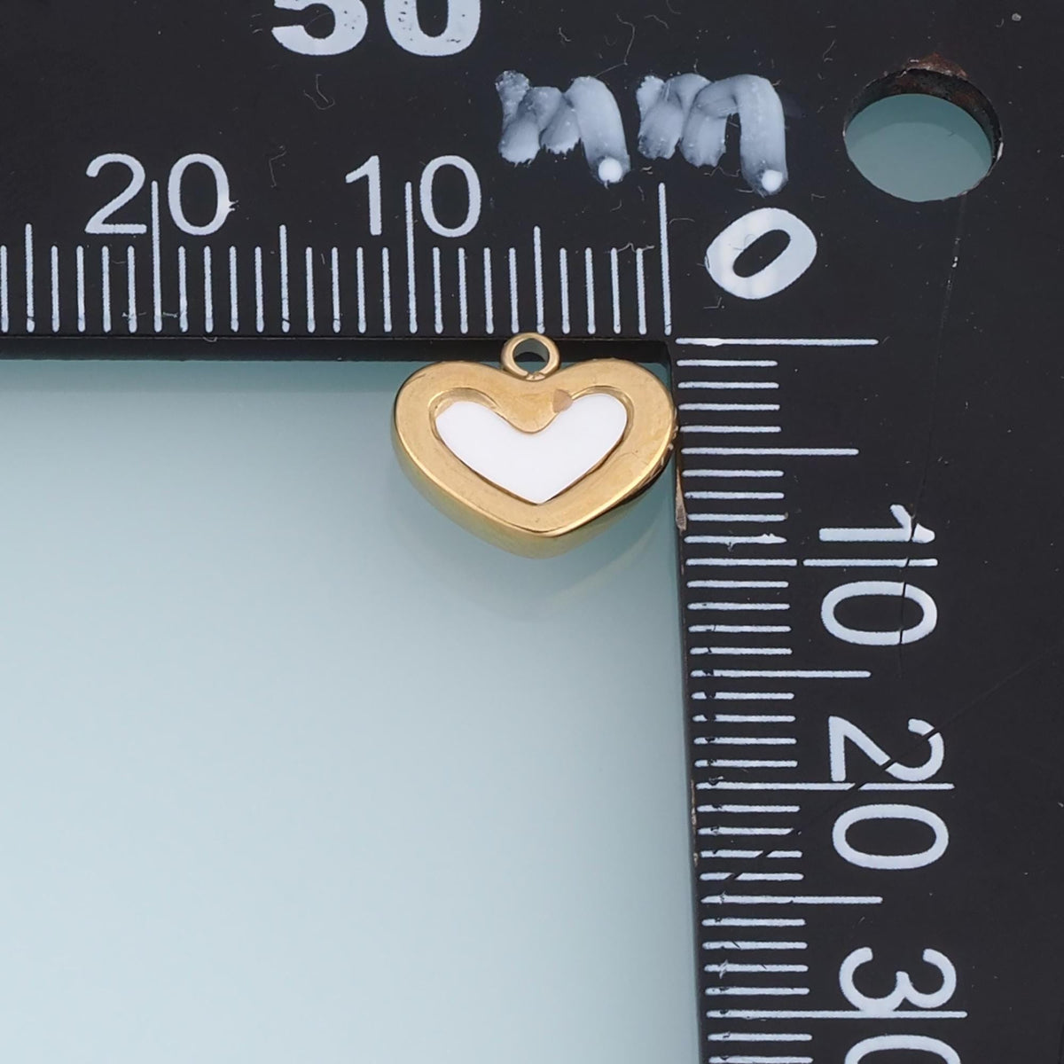 Heart Charm Pendant for Jewelry Making