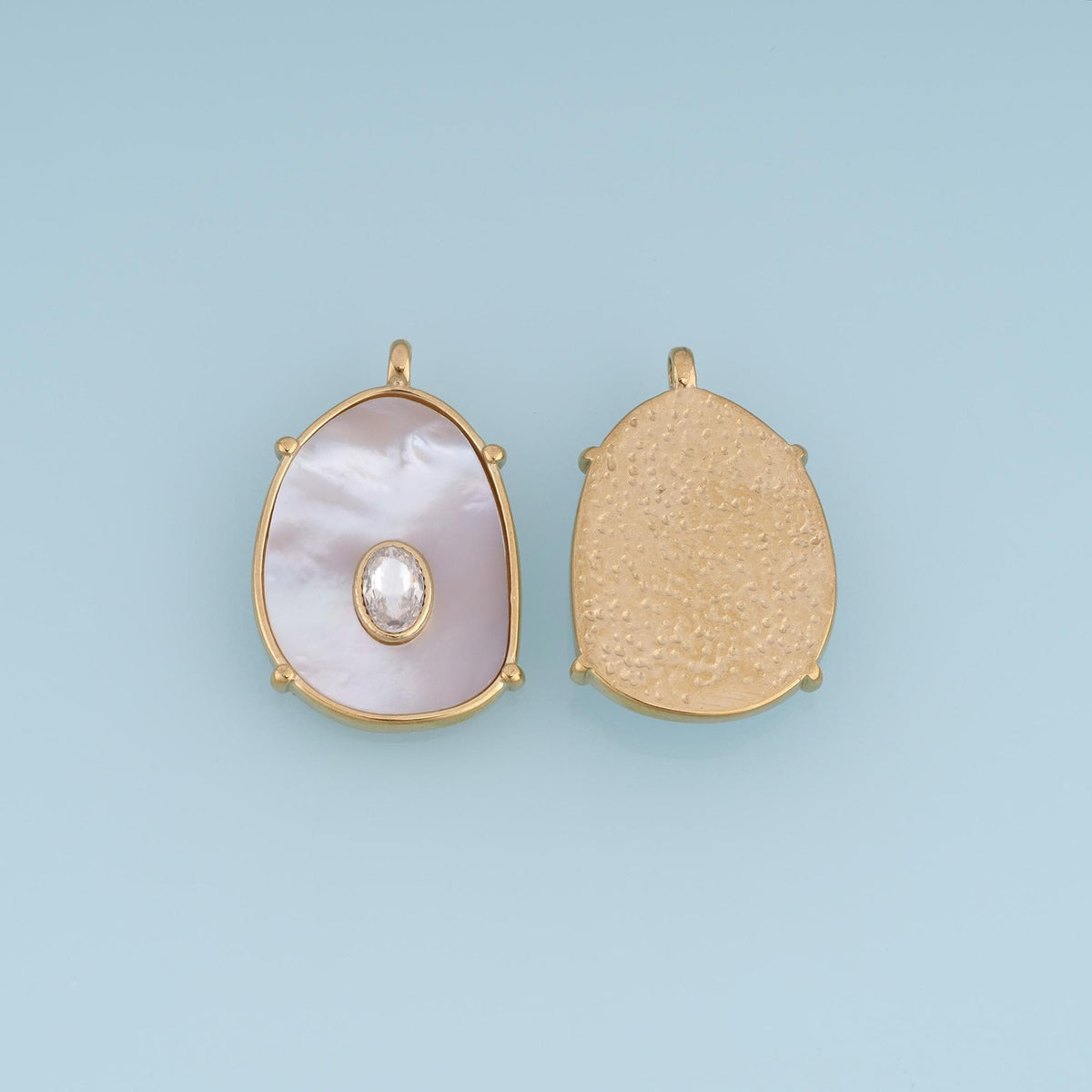 Shell Charm Pendant for Jewelry Making