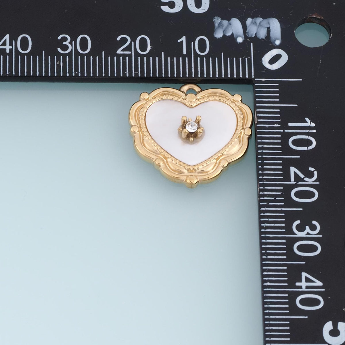 Heart Charm Pendant for Jewelry Making