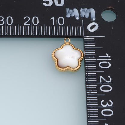 Flower Charm Pendant for Jewelry Making