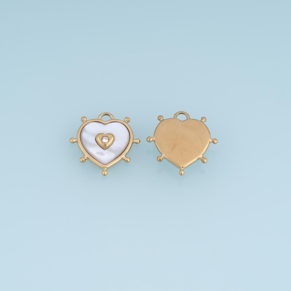 Heart Charm Pendant for Jewelry Making