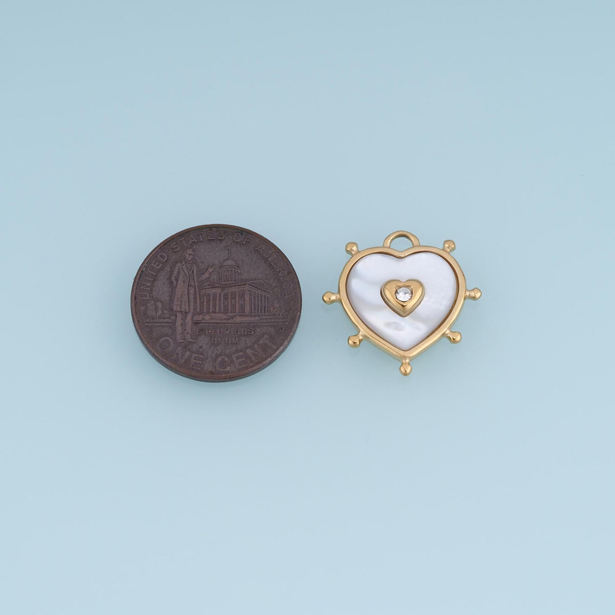 Heart Charm Pendant for Jewelry Making
