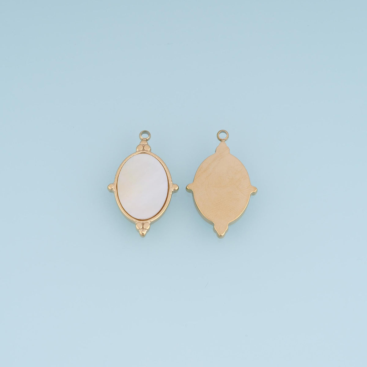 Shell Charm Pendant for Jewelry Making
