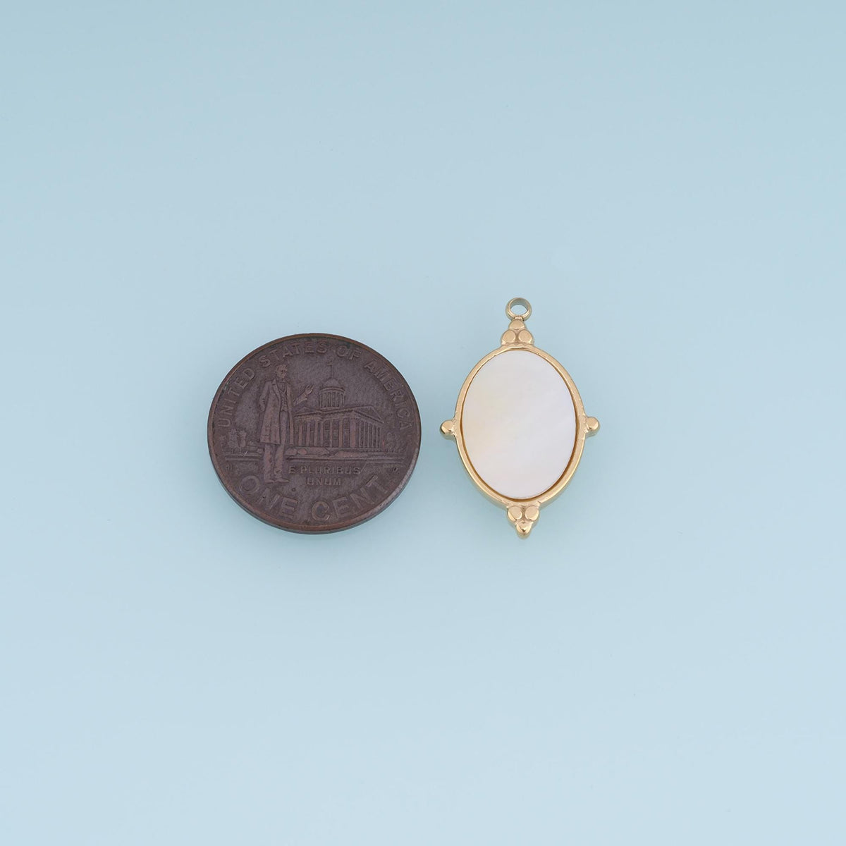 Shell Charm Pendant for Jewelry Making