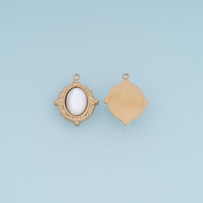 Shell Charm Pendant for Jewelry Making