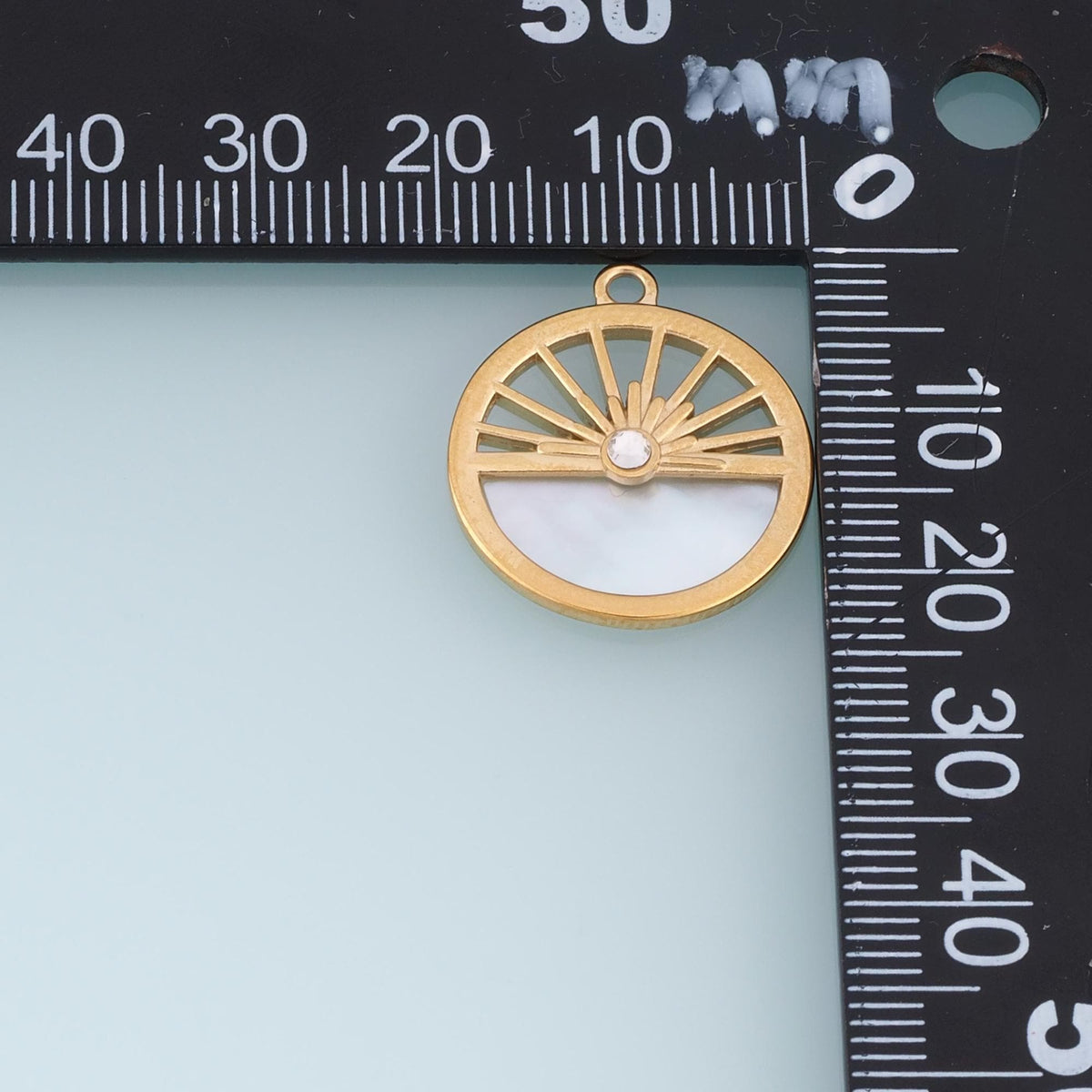 Sun Charm Pendant for Jewelry Making
