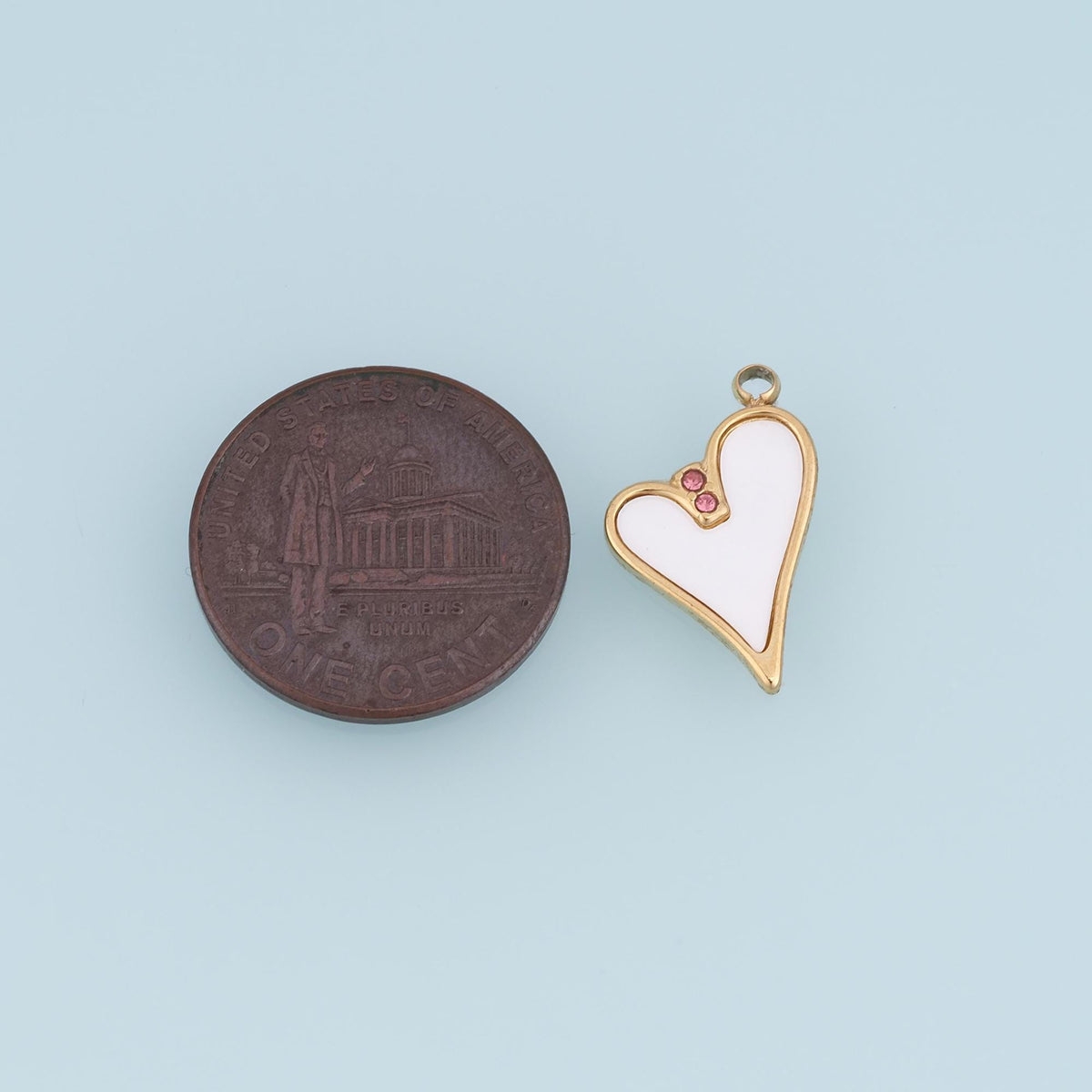 Heart Charm Pendant for Jewelry Making