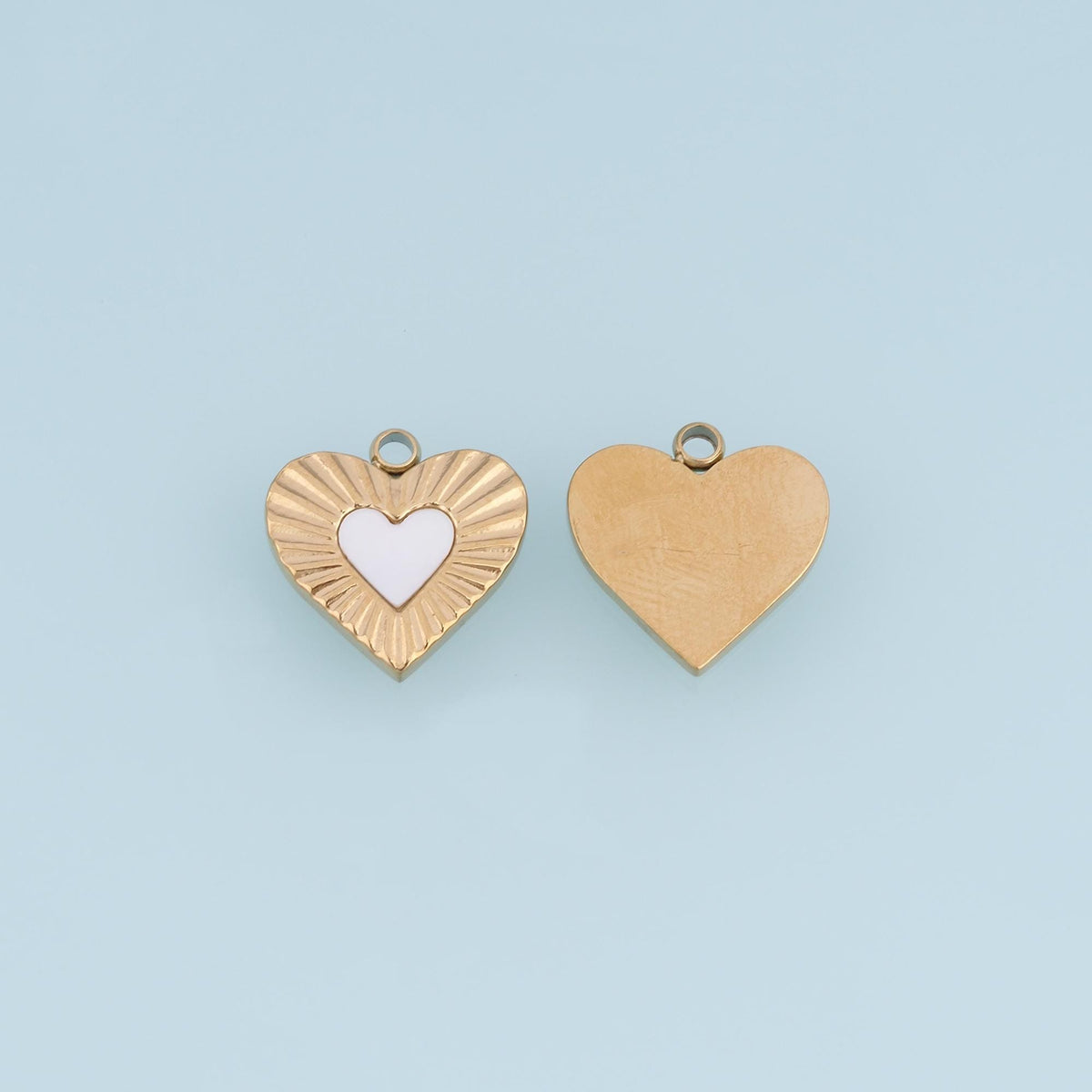 Heart Charm Pendant for Jewelry Making
