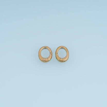 Oval Clasp 16.5 mm, 13 mm for Jewelry Making