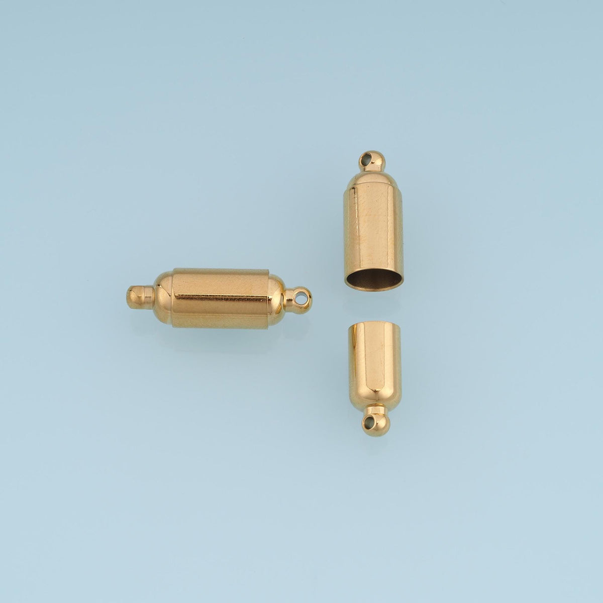 14K Gold Oval Clasp 22 mm, 16 mm for Jewelry Making
