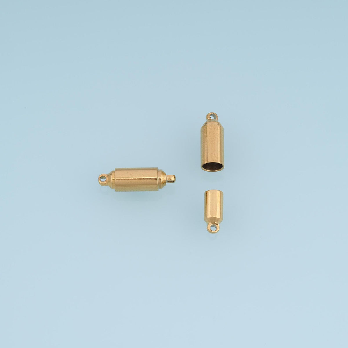 14K Gold Oval Clasp 22 mm, 16 mm for Jewelry Making