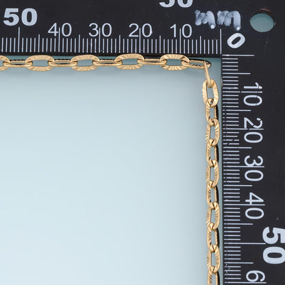 14K Gold Oval Oval Chain 3.28 ft, 16.40 ft for Jewelry Making