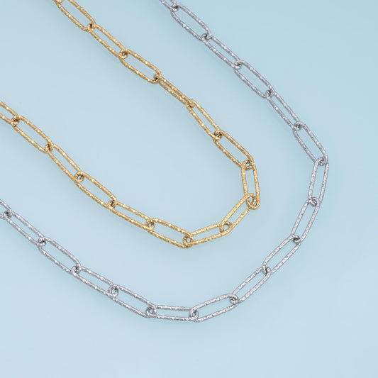 Stainless Steel Rhombus Chain, 14K Gold Stainless Steel Chain,Waterproof Chain for DIY Necklace Bracelet Making