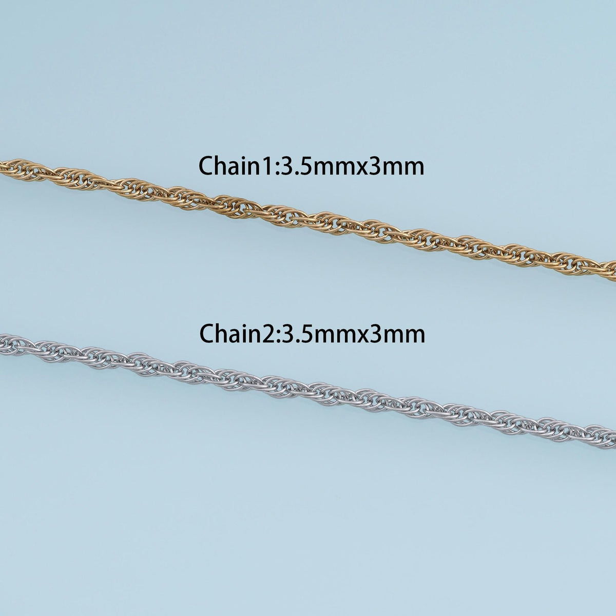 14K Gold Jewelry Chain 3.28 ft, 16.40 ft for Jewelry Making