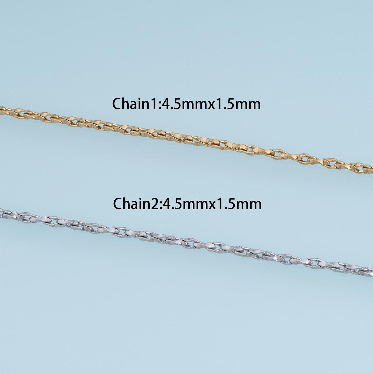 14K Gold Jewelry Chain 3.28 ft, 16.40 ft for Jewelry Making
