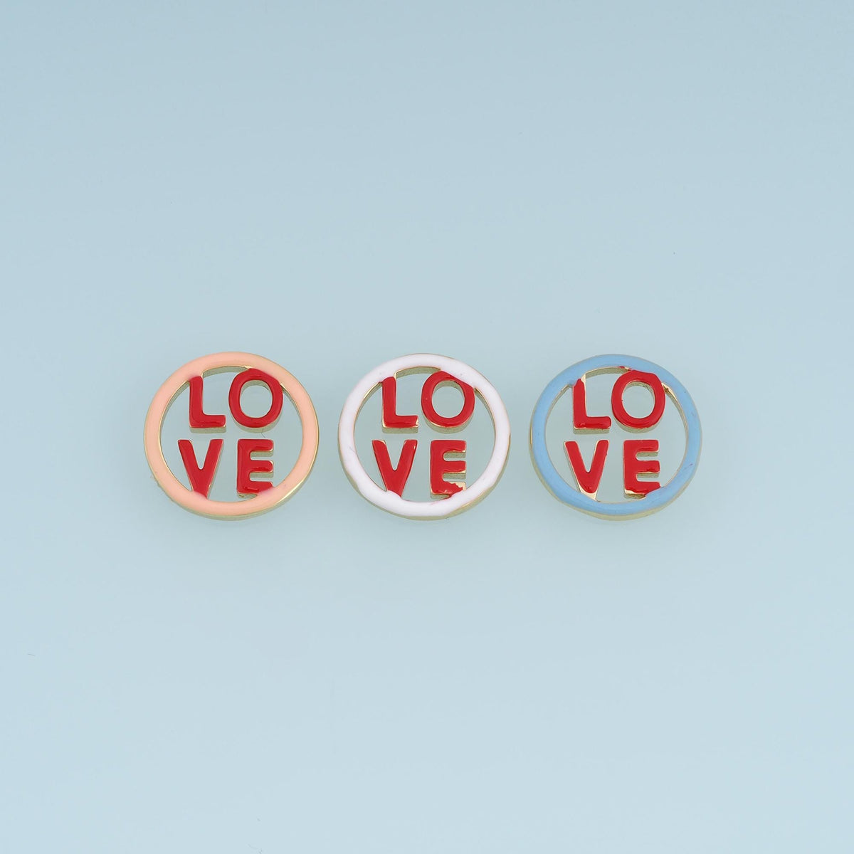 18K Gold Filled Enamel Letter Charm Pendant for Jewelry Making