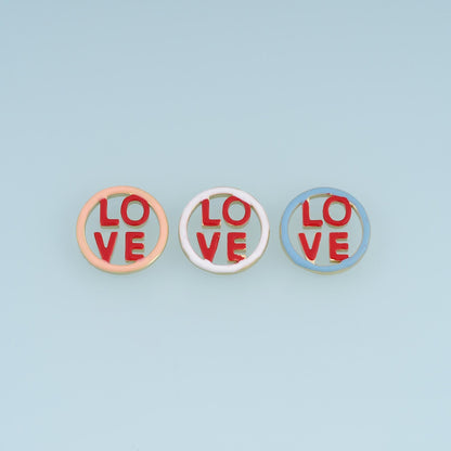 18K Gold Filled Enamel Letter Charm Pendant for Jewelry Making