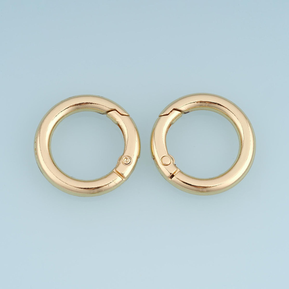 18K Gold Filled Round Clasp 28 mm for Jewelry Making