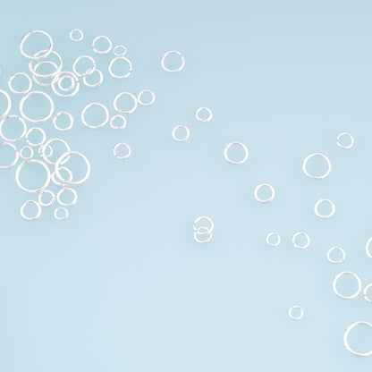 925 Sterling Silver Round Hoop Earrings for Jewelry Making