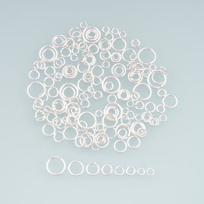 925 Sterling Silver Round Hoop Earrings for Jewelry Making